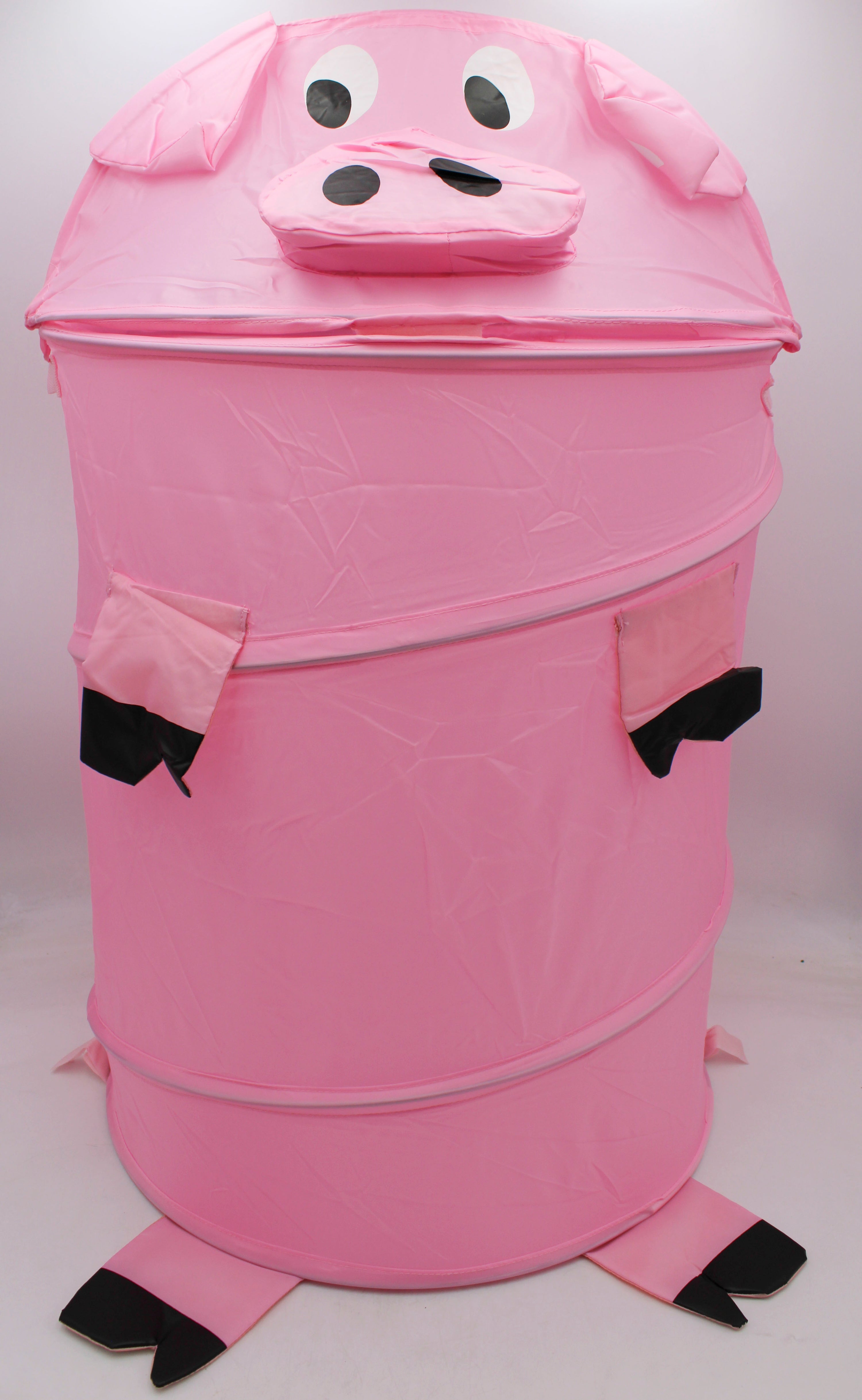 18''x32'' FOLDABLE STANDING HAMPER - PIG