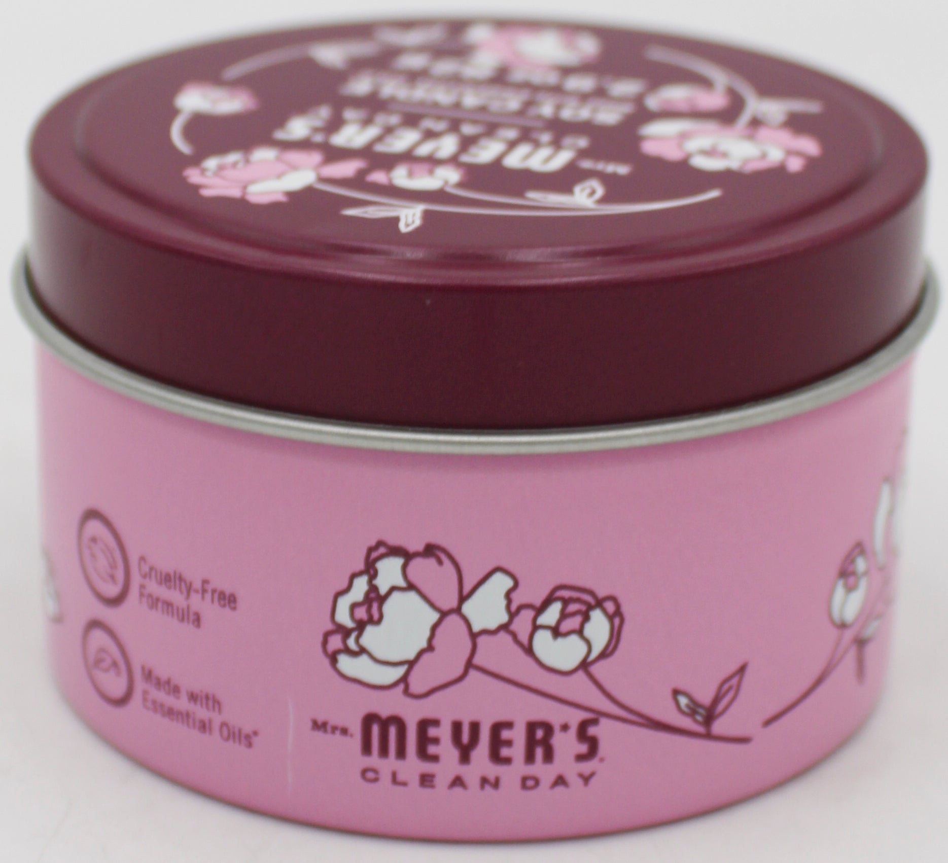 MRS MEYERS TIN CANDLE PEONY 2.9oz US'
