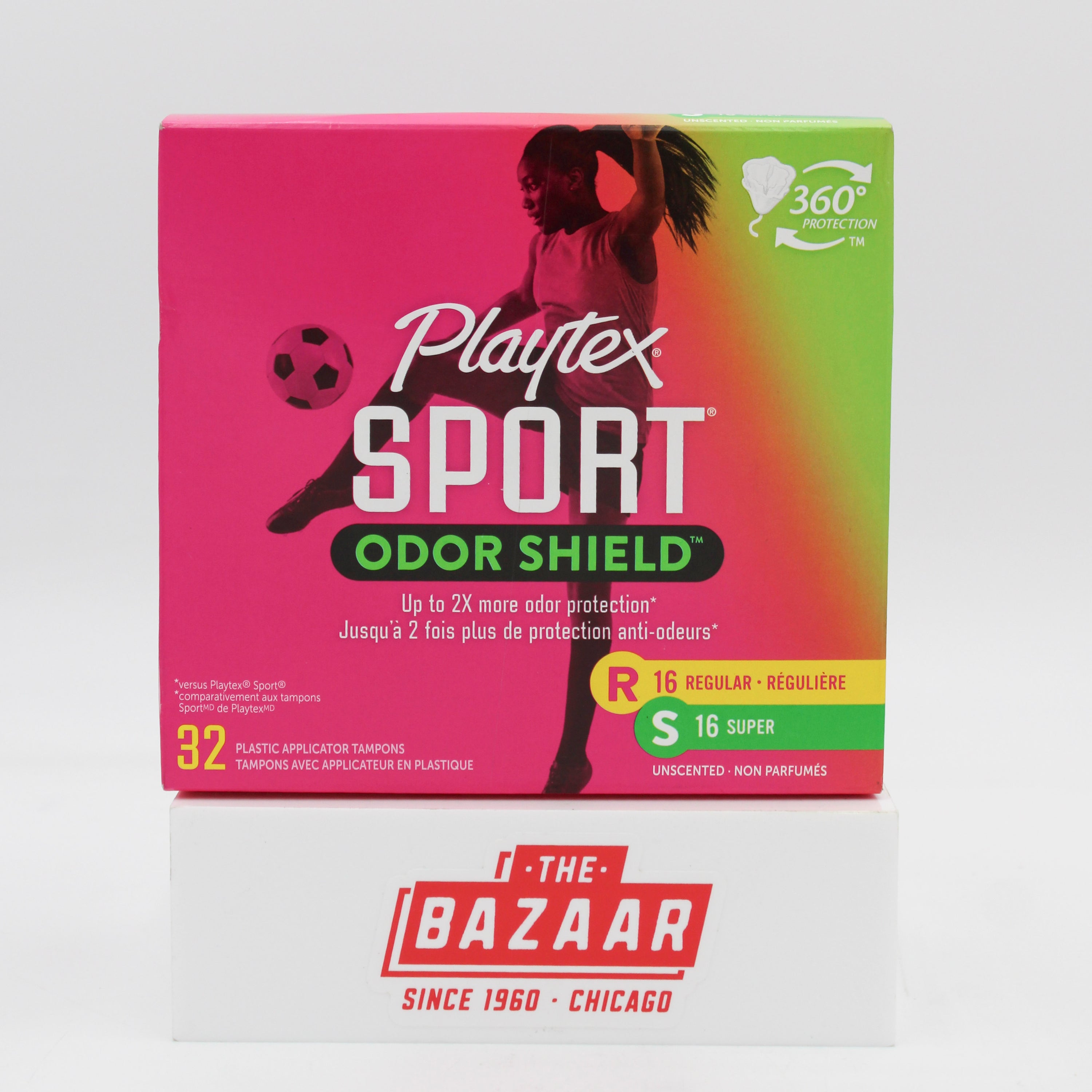SP PLAYTEX SPRT TAMPOS UNSCNTE REGULAR & SUPER 32ct NI