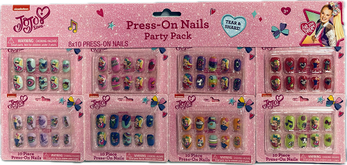 JOJO SIWA  PRESS ON NAILS  80PCS PARTY PACK