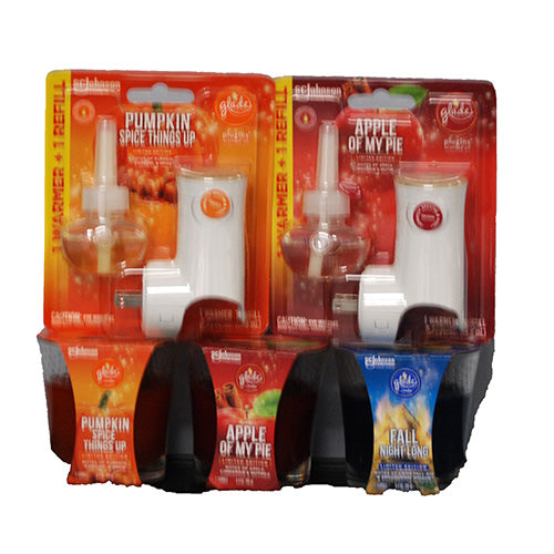 GLADE HOLIDAY CANDLE/REFILL DISPLAY 60CT