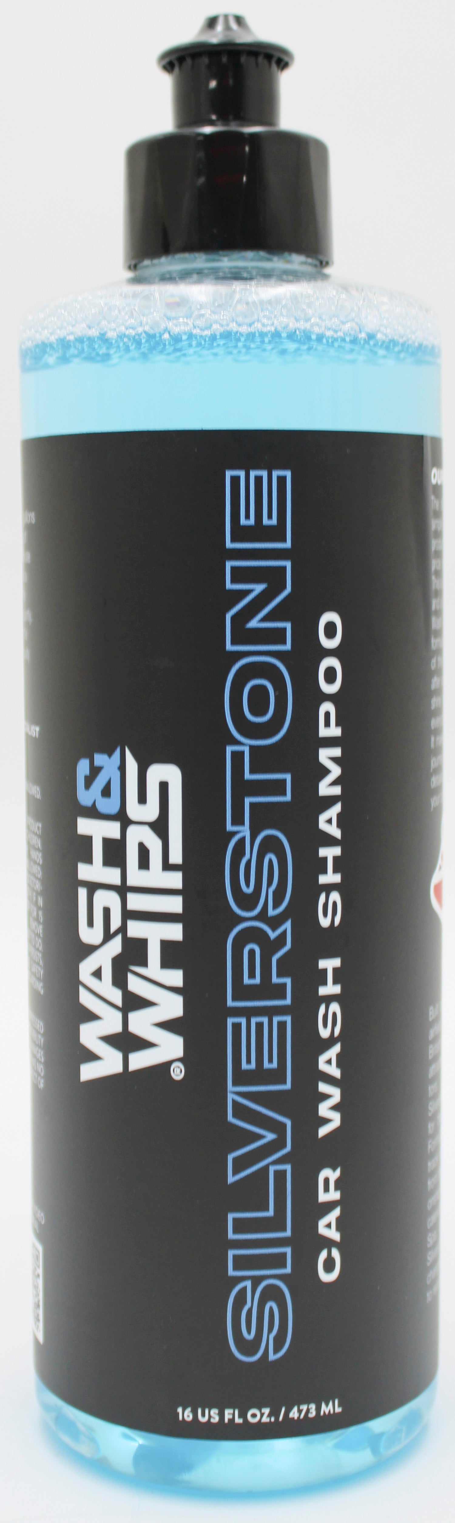 WASH N WHIPS SILVERSTONE CAR SHAMPOO - 16 OZ