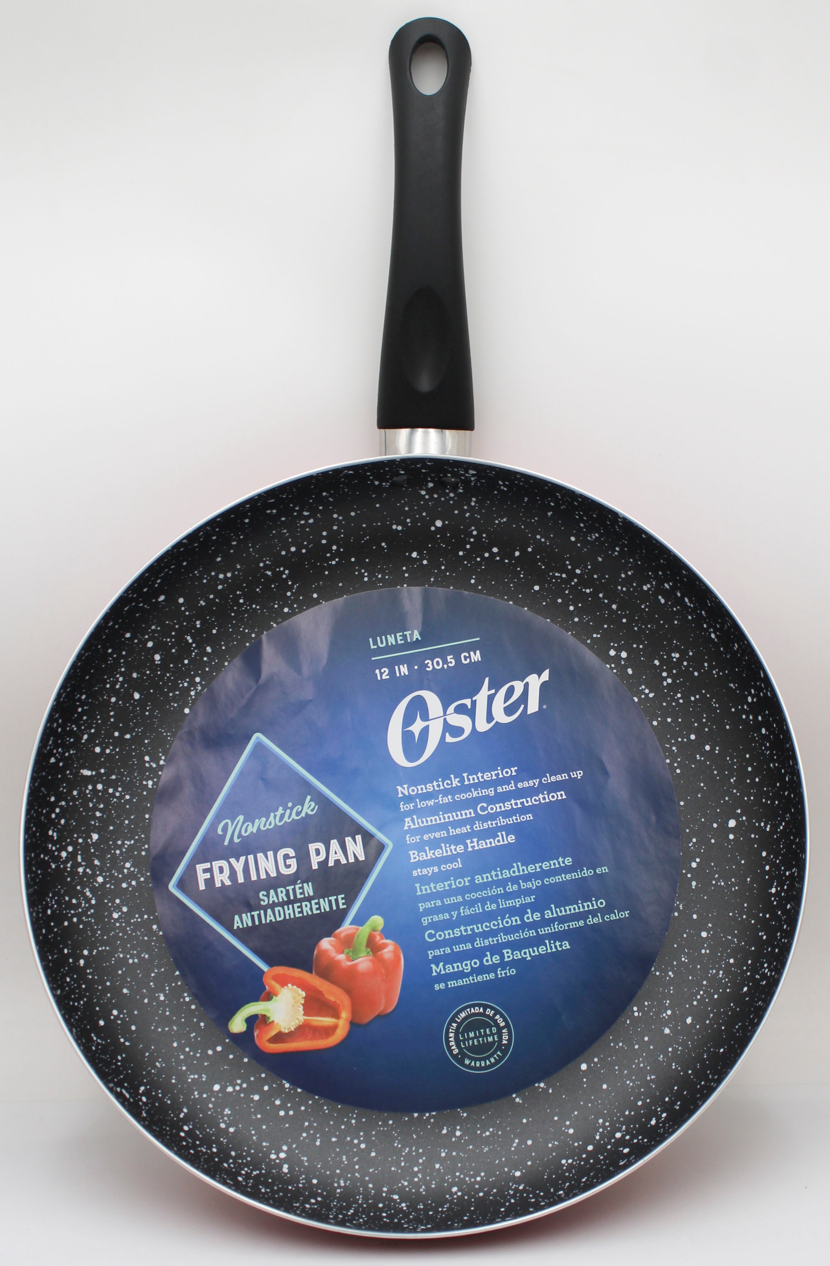 12in OSTER FRY PAN NS - RED IN