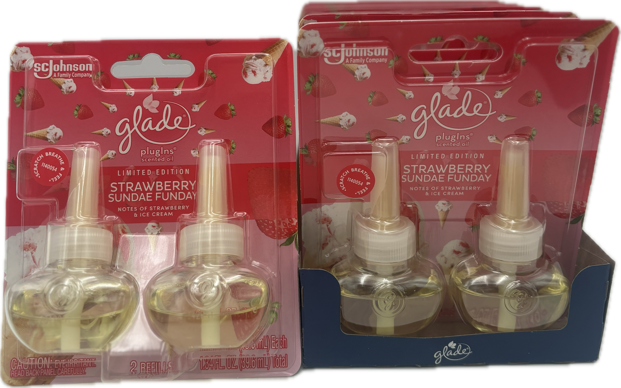 GLADE PLUGINS SCENTED OIL REFILL 2CT 0.67oz STRAWBERRY     US.