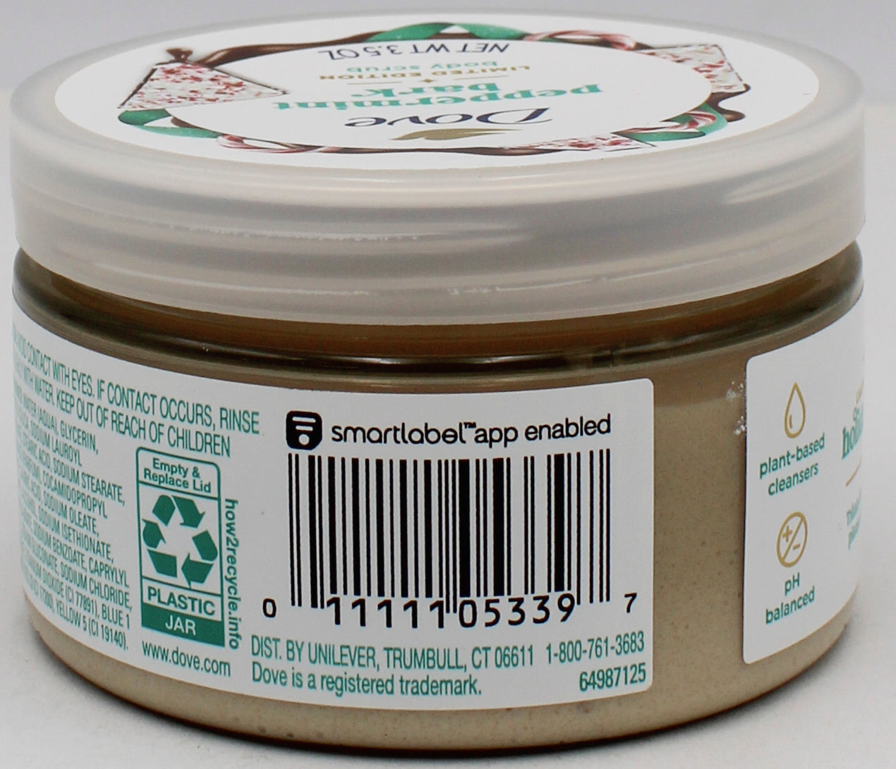 DOVE BODY SCRUB PEPPERMINT 3.5oz