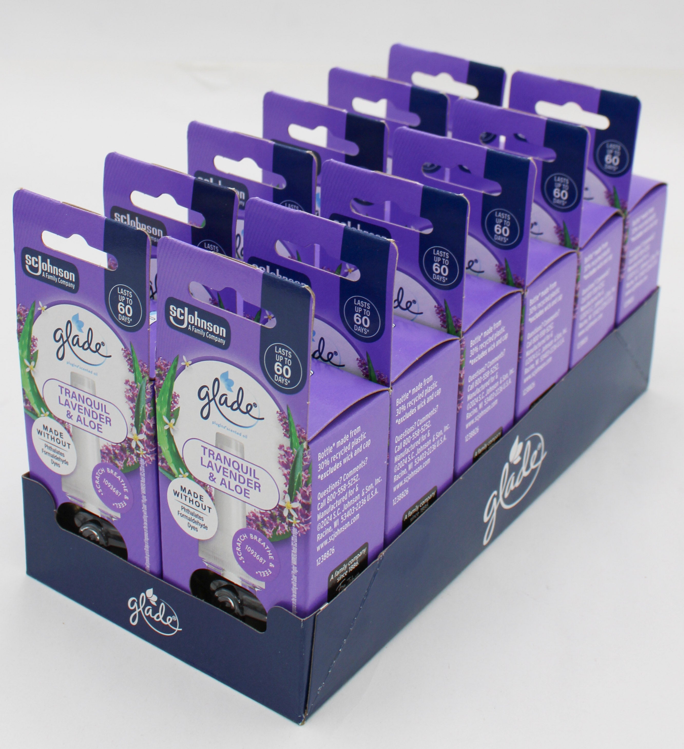 GLADE PLUGINS SCENTED OIL TRANQUIL LAVENDER & ALOE 1ct 0.67oz