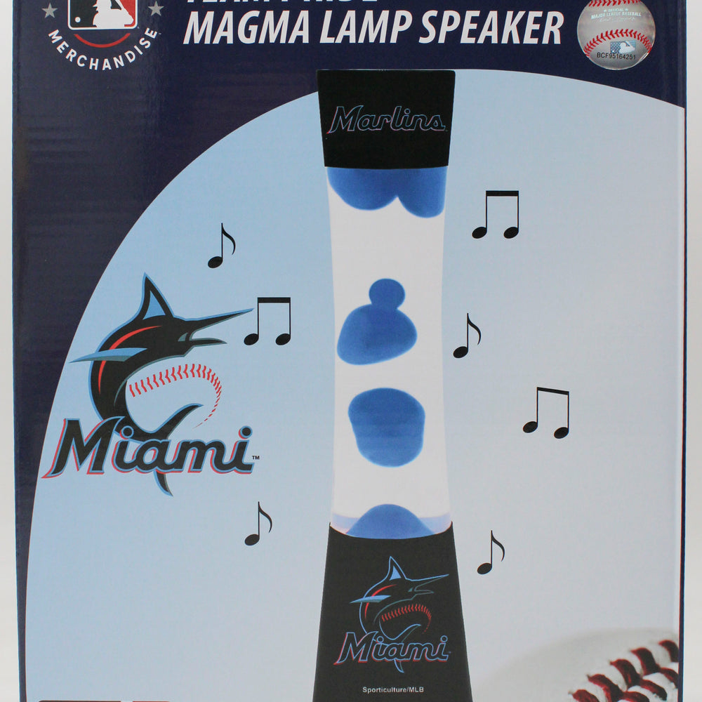 MLB MIAMI MARLINS LAVA LAMP SPEAKER 16.5"
