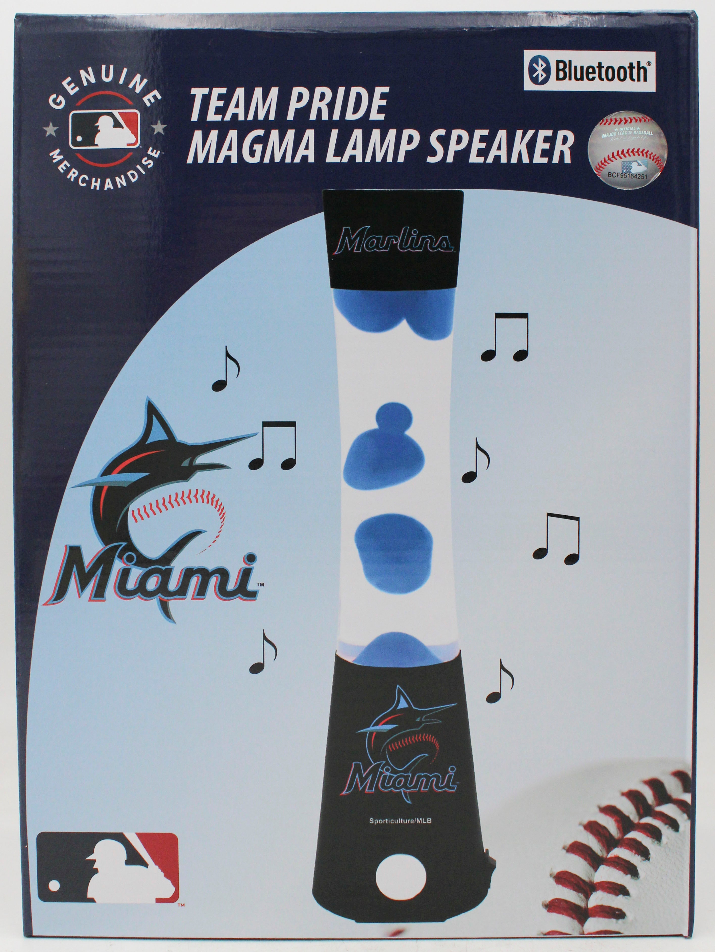 MLB MIAMI MARLINS LAVA LAMP SPEAKER 16.5"