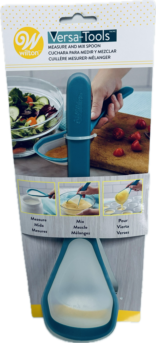 WILTON  VERSA TOOLS SILICONE MEASURE MIX AND POUR SPOON 1 CT -(1TBPS-1/3C)