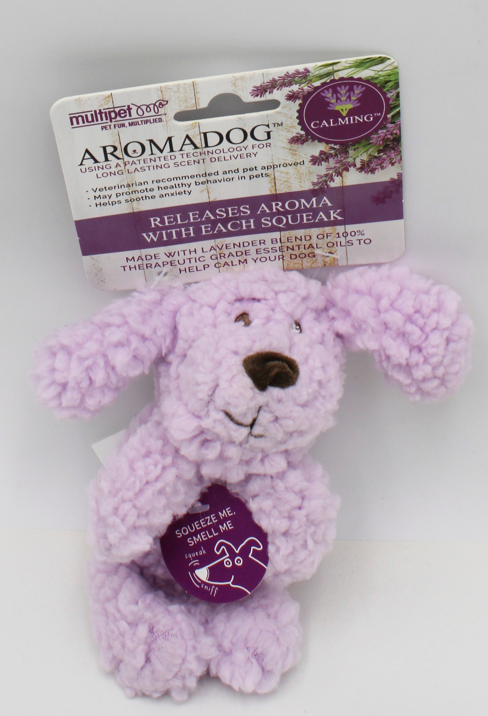 Multipet Aromadog Fleece Lavender Dog Toy – Wholesale