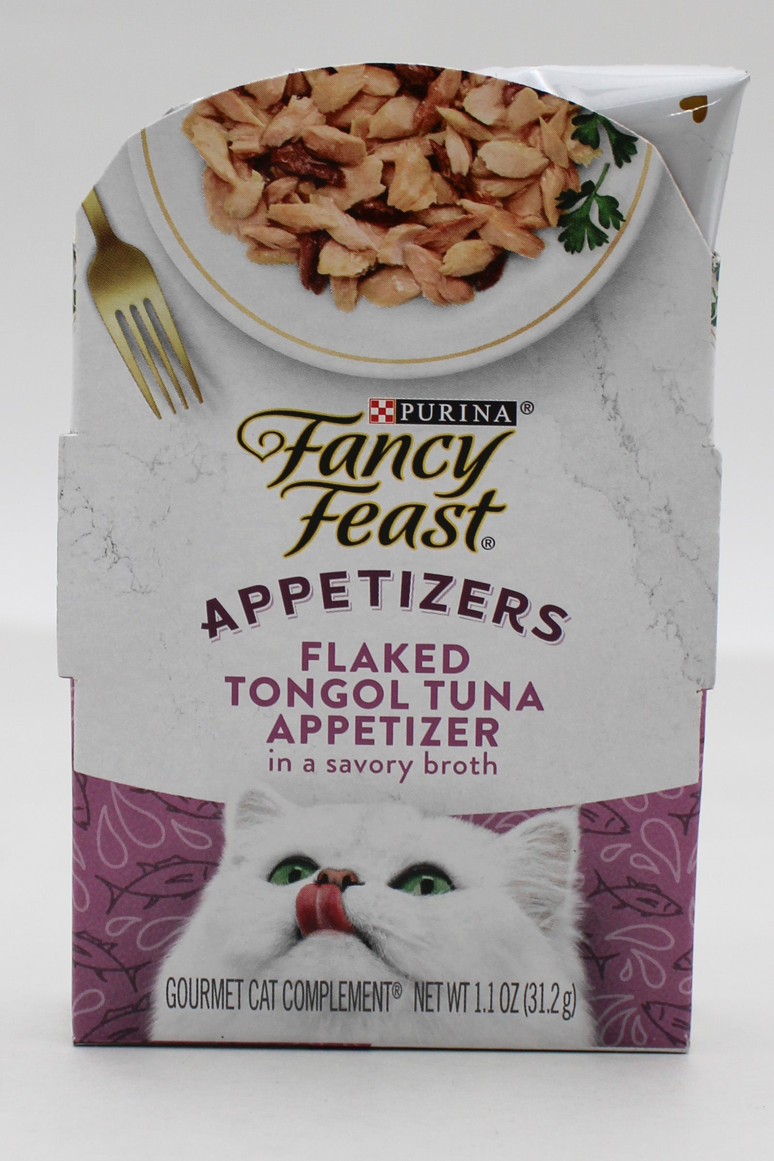 PURINA FANCY FEAST APPETIZER TONGUL TUNA 1.1oz. BB 2/28/2027 NI