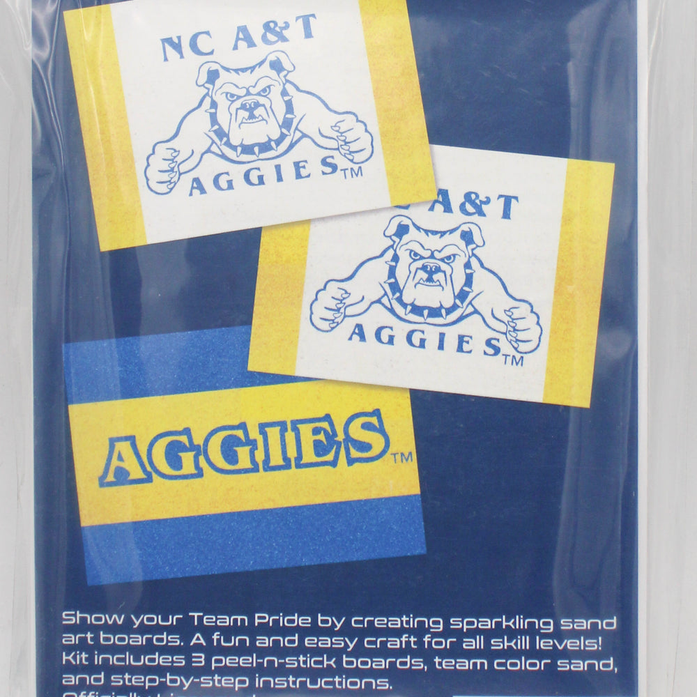 NCAA NORTH CAROLINA A&T AGGIES SAND ART CRAFT KIT