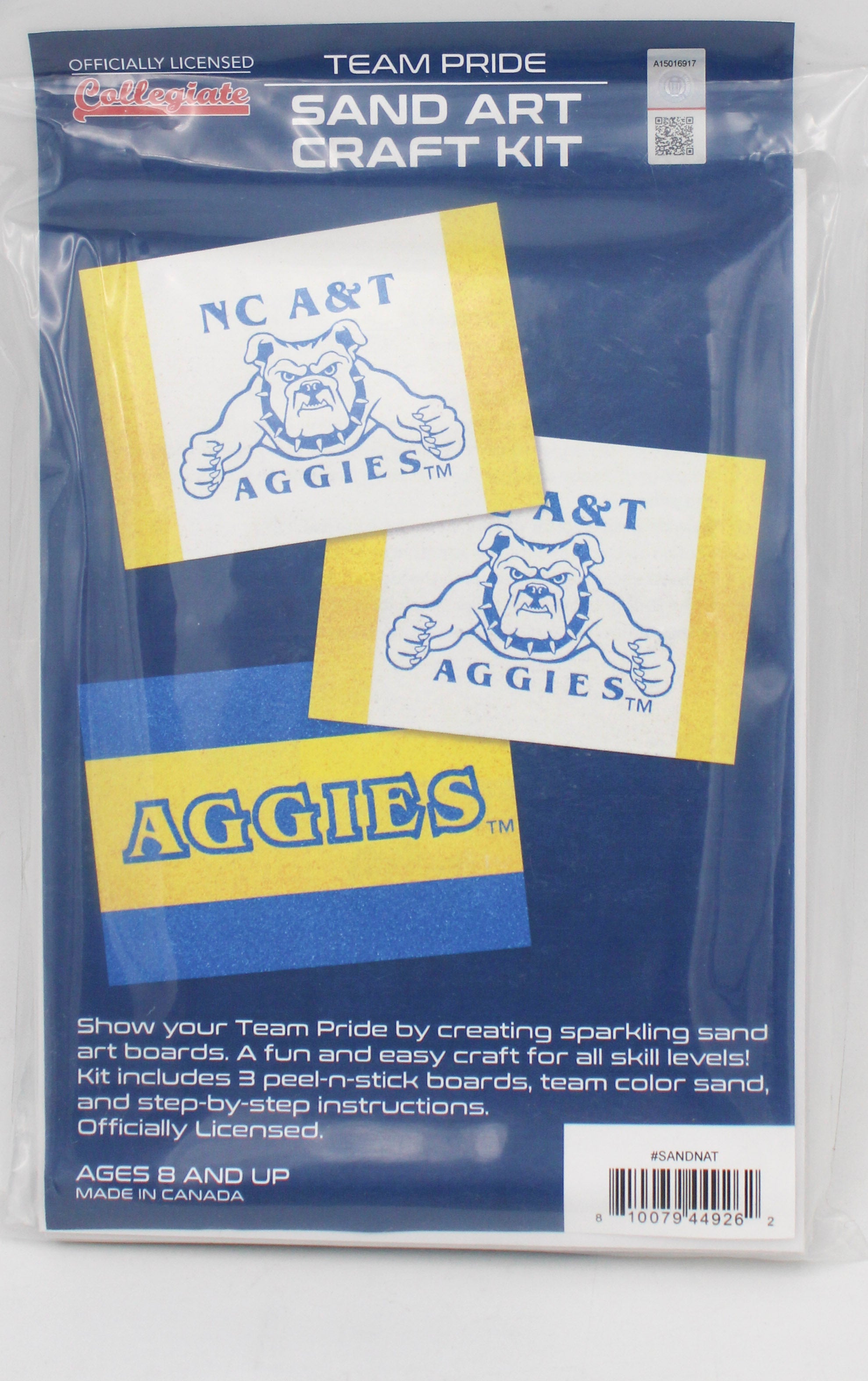 NORTH CAROLINA A&T AGGIES SAND ART CRAFT KIT