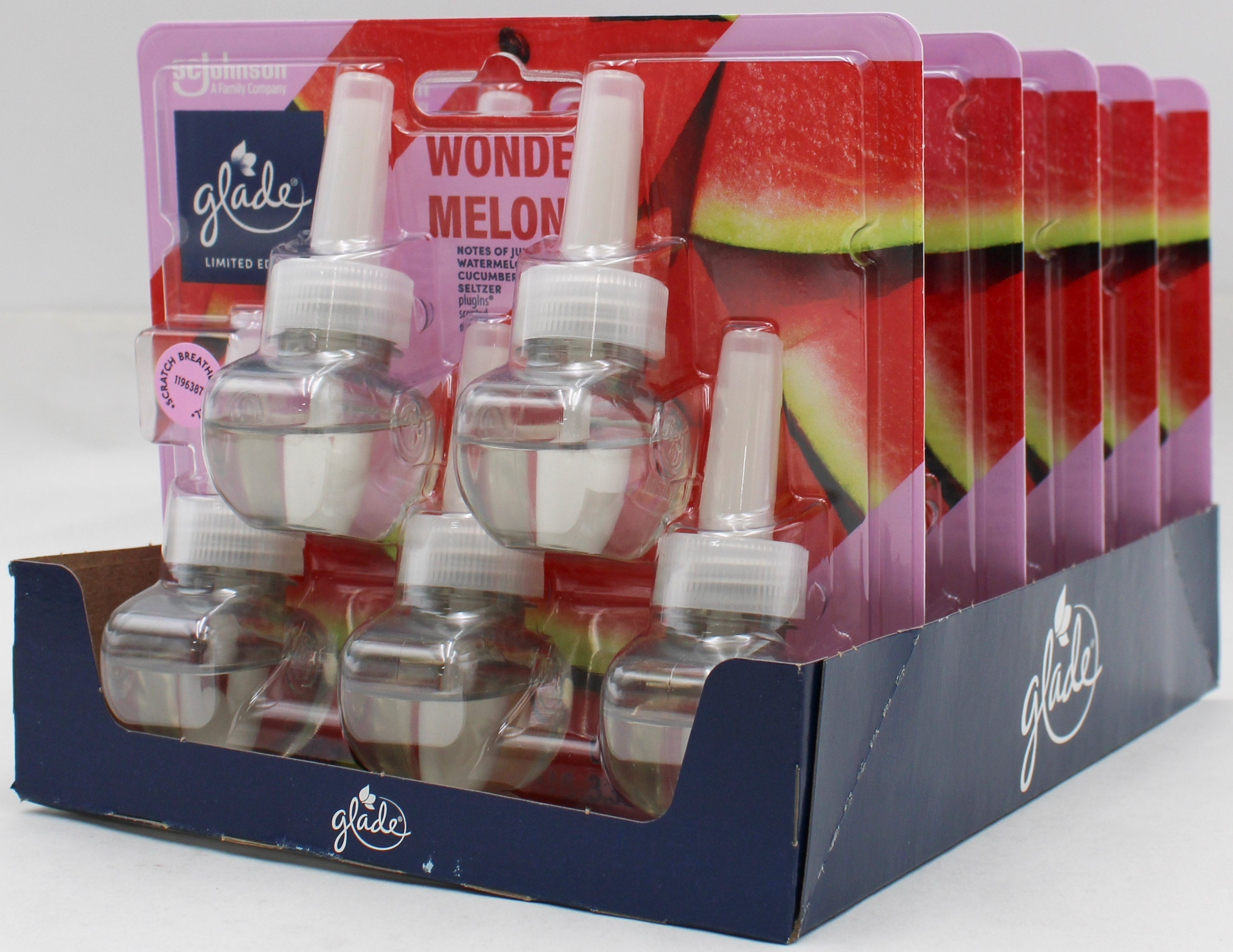 GLADE PLUGINS SCENTED OIL WONDER MELON 5ct .67oz