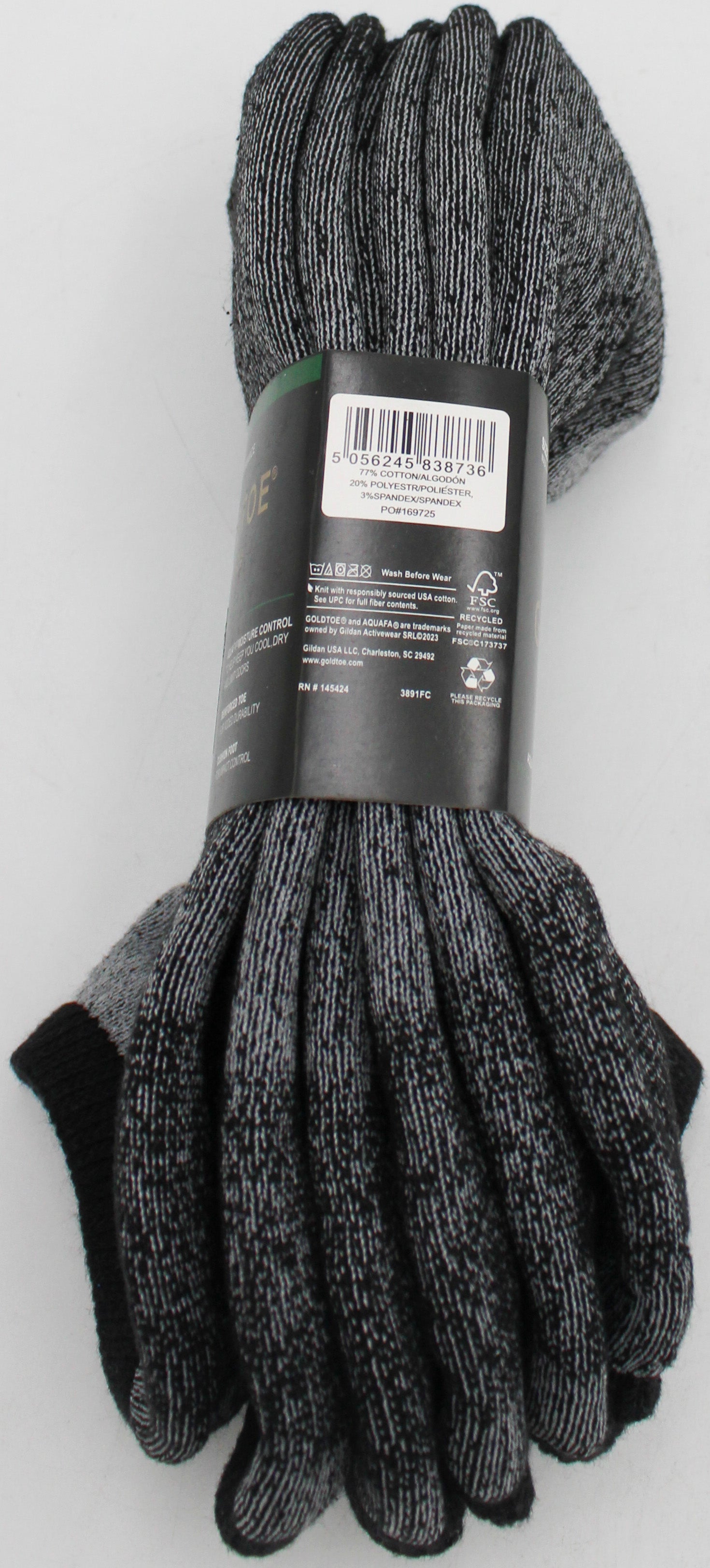 GOLDTOE 3PK MENS LOWCUT SOCKS MELANCH SZ 10-13 NI