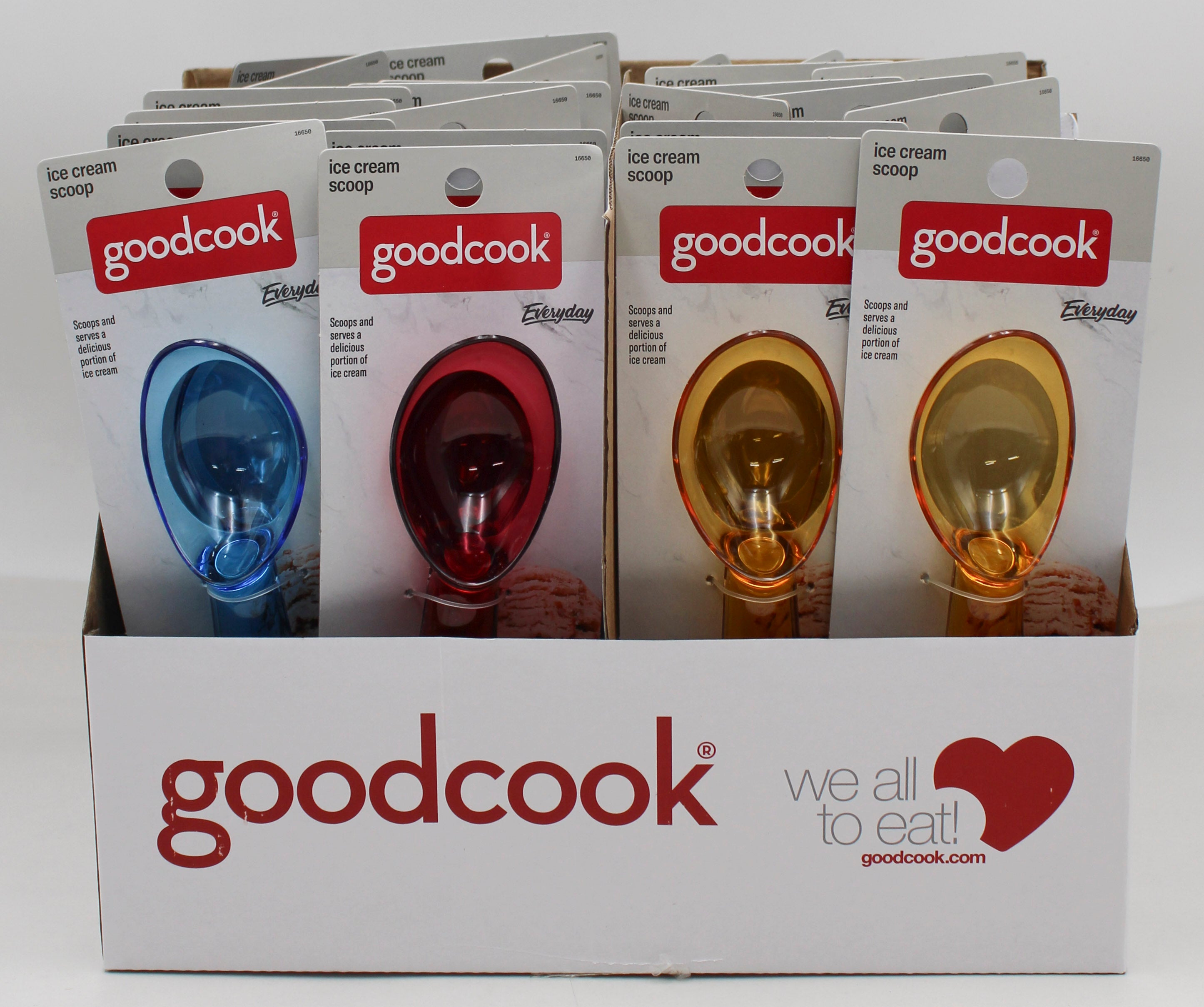 BRADSHAW Ice Cream Scoop CDU Display Bulk Pack