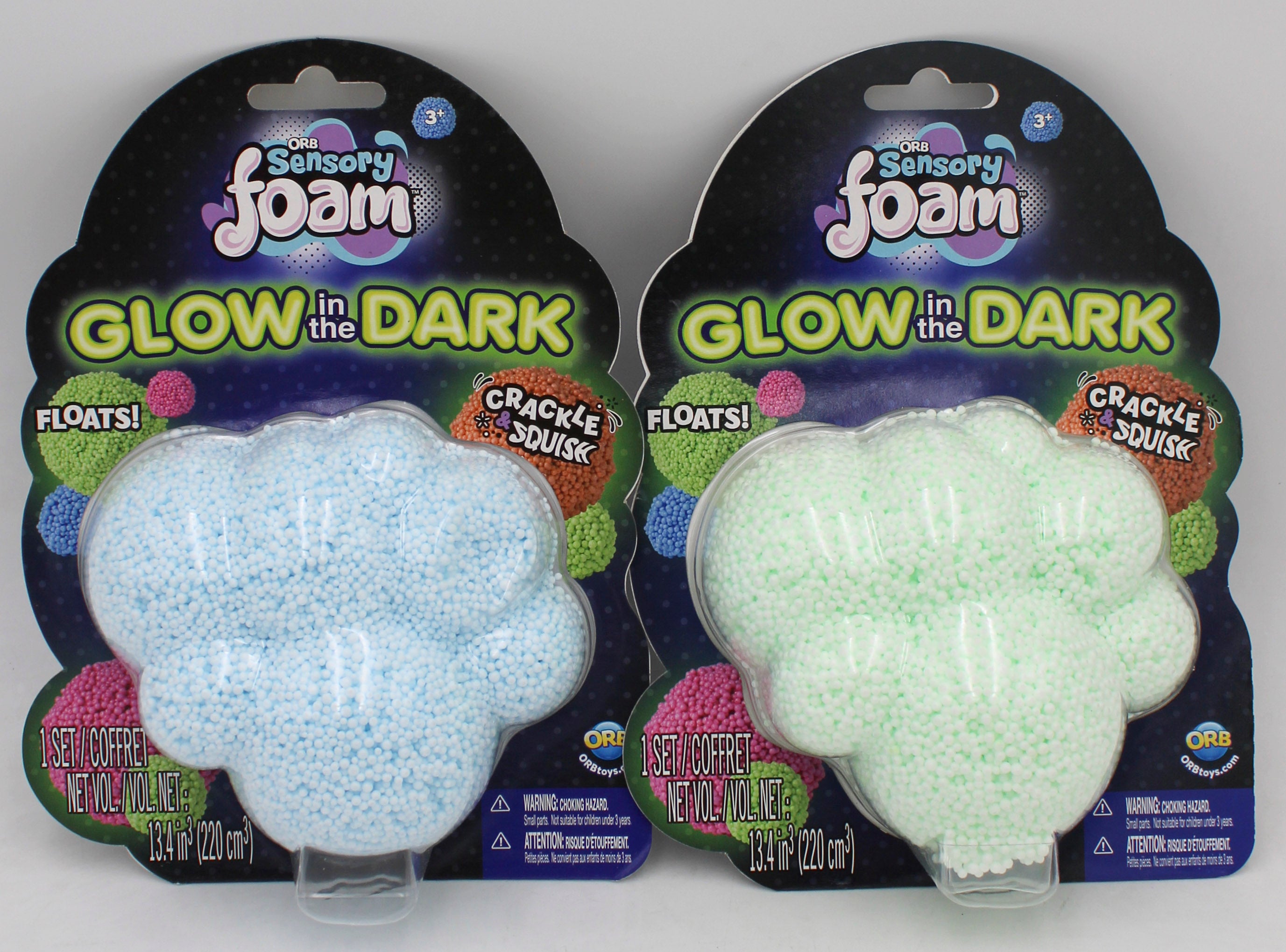 SENSORY FOAM GLOW IN THE DARK ASSORTMENT