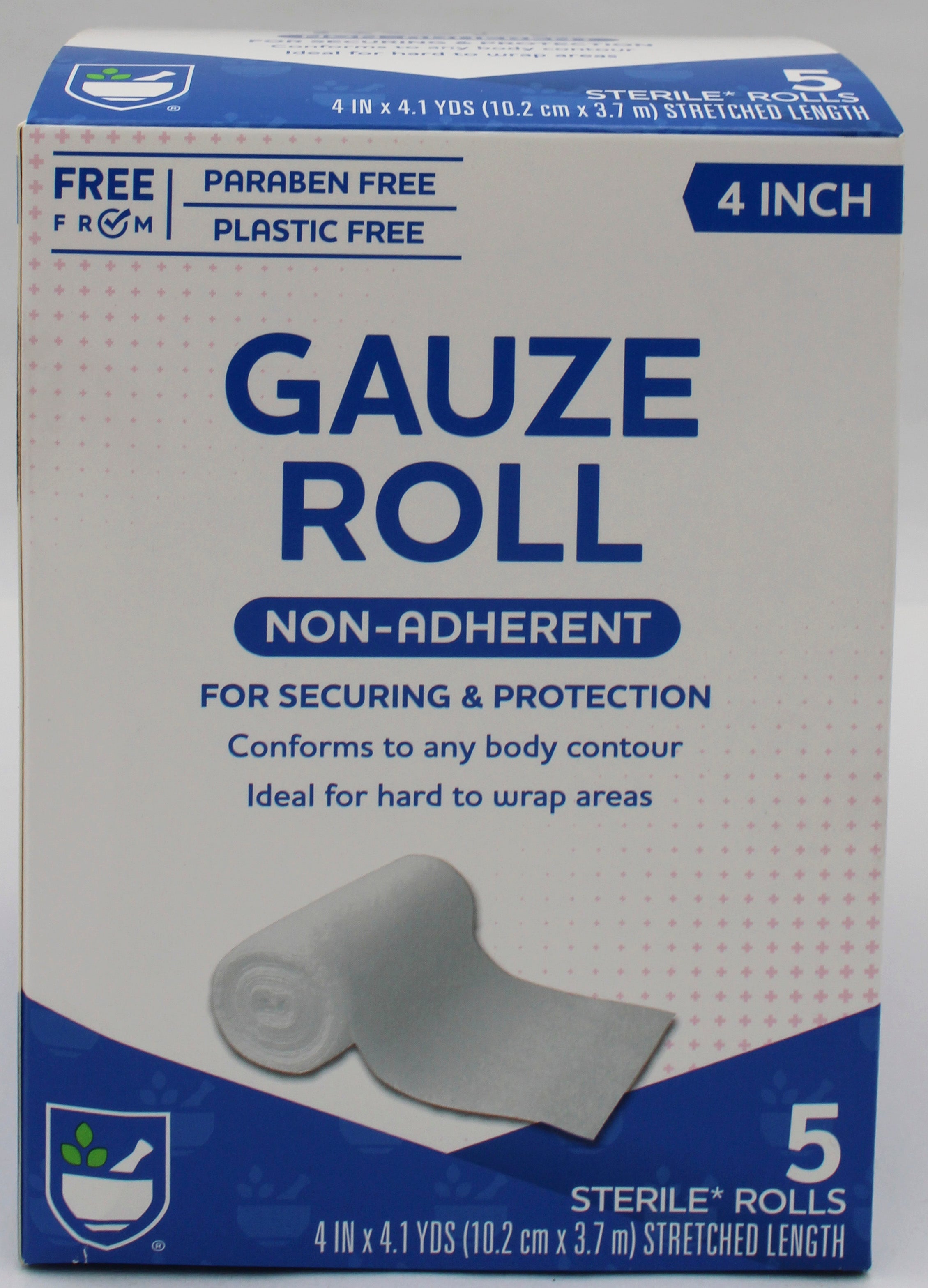 RITE AID 5ct GAUZE ROLL 4"X4.1 YD
