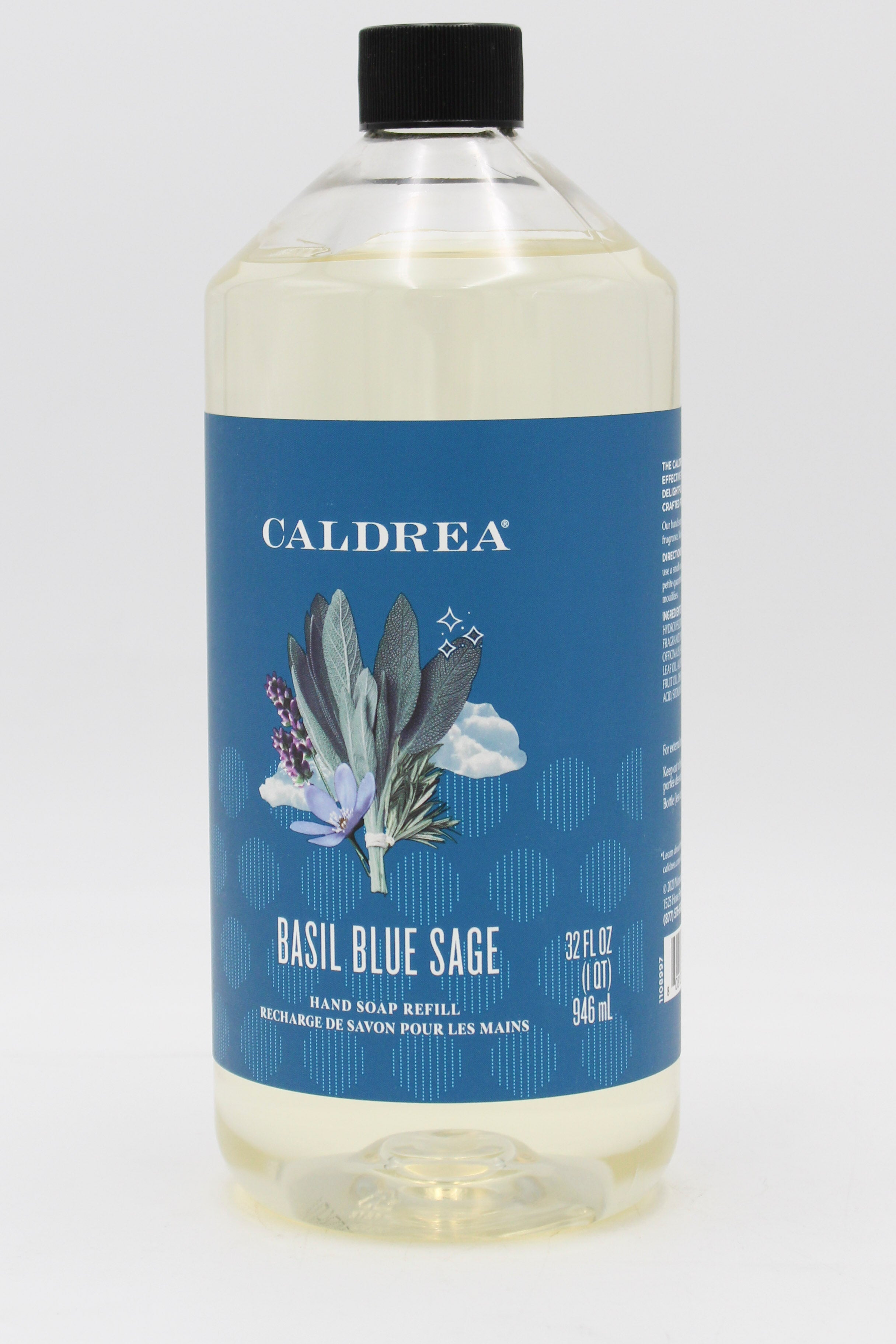 CALDREA HAND SOAP REFILL BASIL BLUE SAGE 32oz