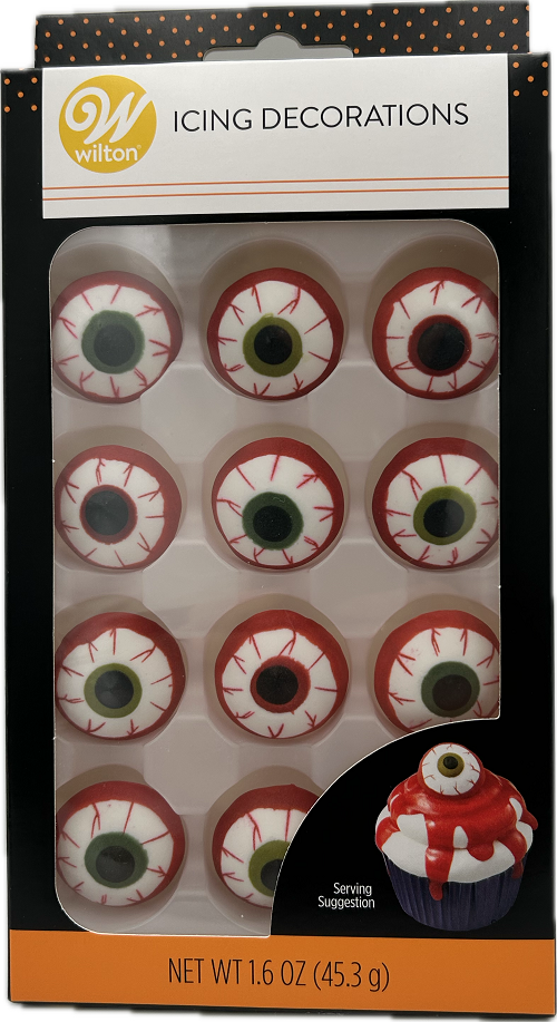 HALLOWEEN ICING DECORATION ROYAL BLOODY EYEBALLS 12 CT NI BEST BUY: 11/2024