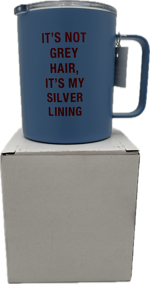 SILVER LINING STAINLESS STEEL INSULATED MUG 12oz