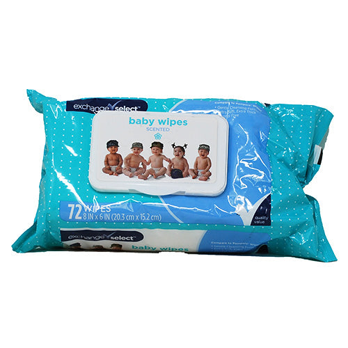 EXCHNGE SELECT BABY WIPE 72CT-SCNTD
