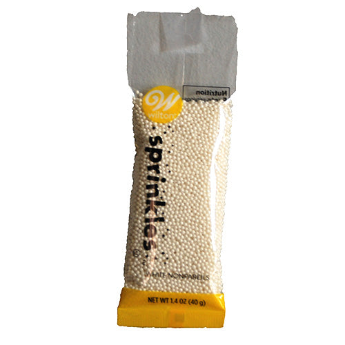 SP WILTON WHITE NONPAREILS SPRINKLES 1.4 oz