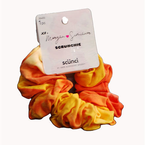 SCUNCI SCRUNCHIE 1PC ORANGE TIE DIE NI