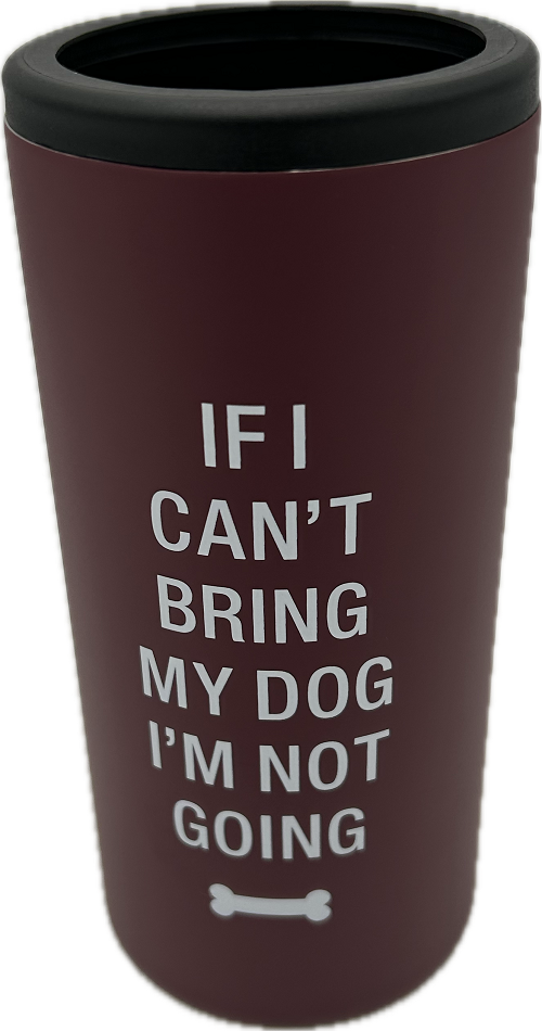 DOG SLIM STAINLESS STEEL CAN COOLER