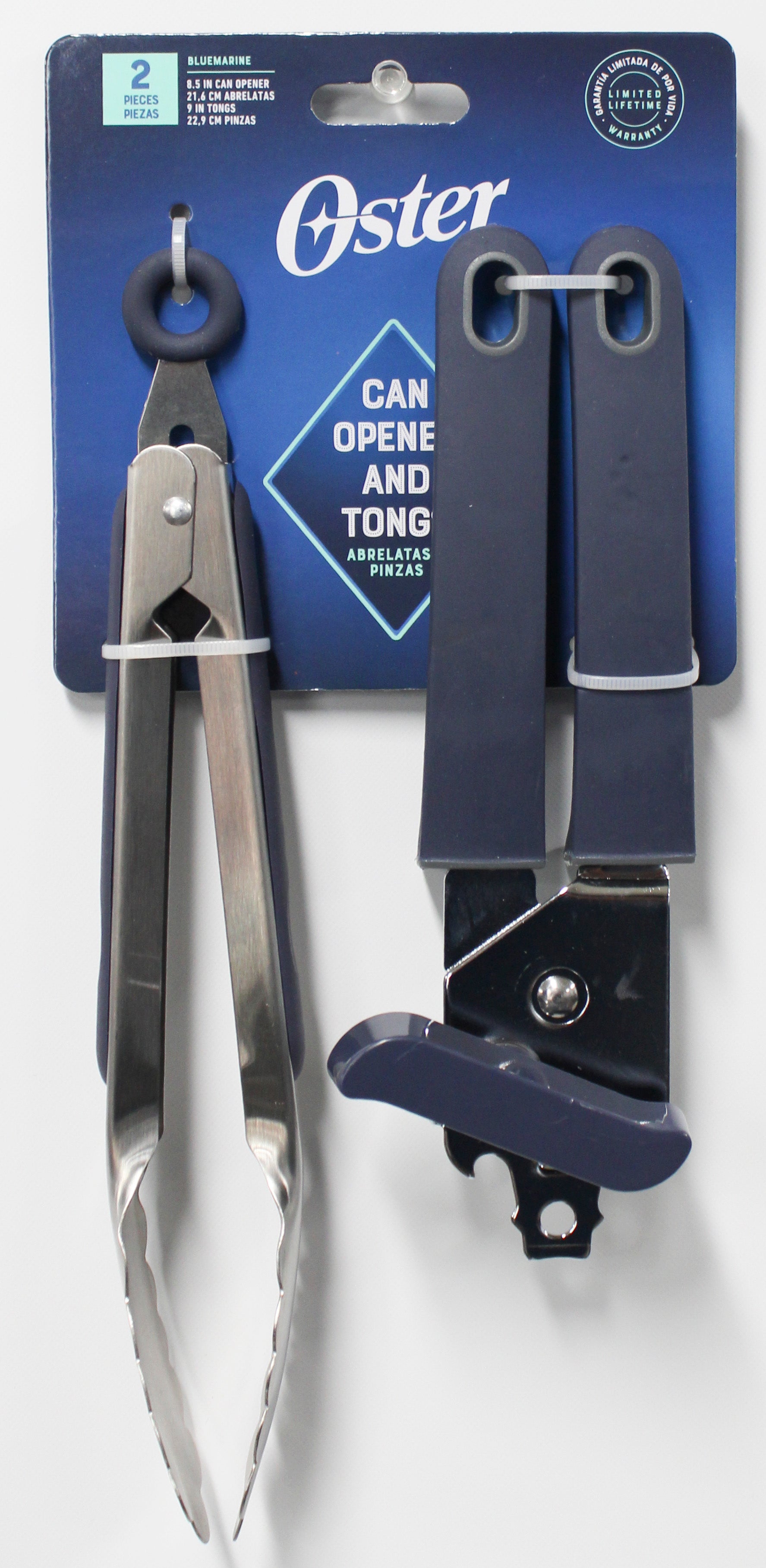 2PC OSTER SET - CAN OPENER AND TONGS NI
