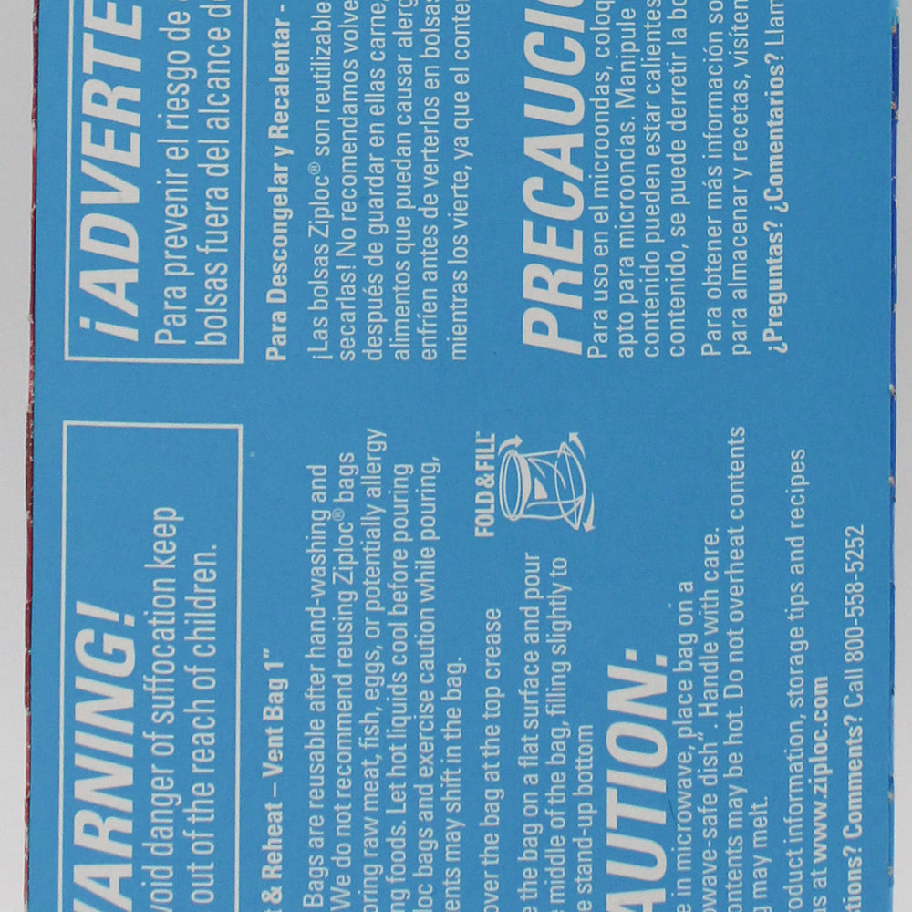 SP ZIPLOC FREEZER GALLON BAGS 80CT.