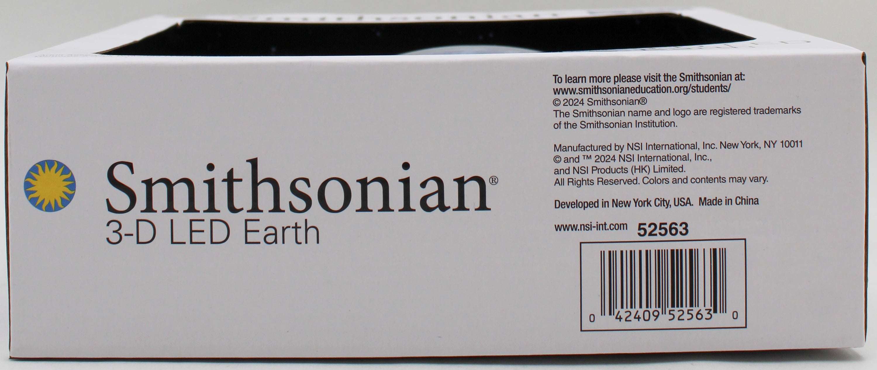 SMITHSONIAN 3-D LED CELESTIAL 7" EARTH