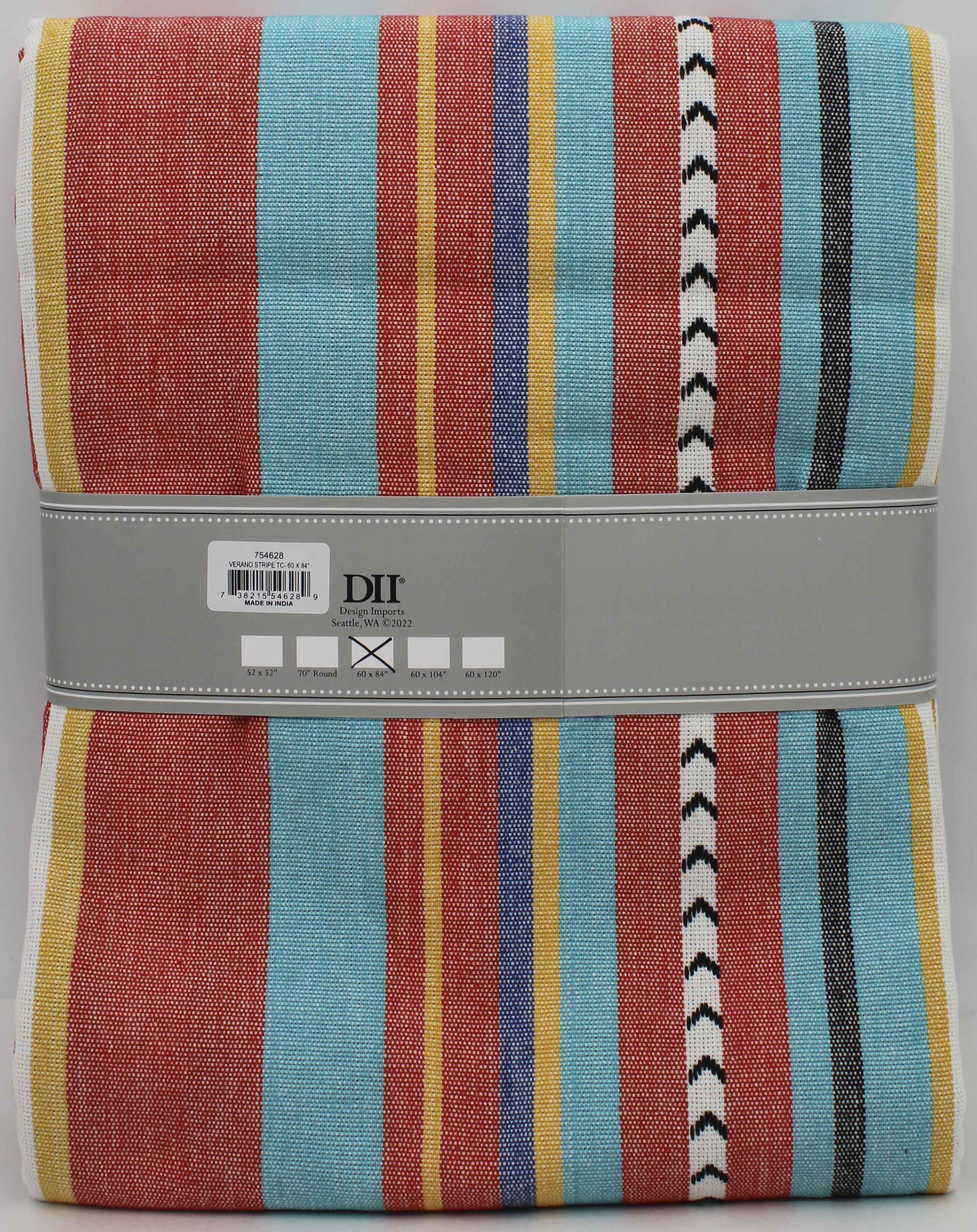 TABLECLOTH - 60 X 84 STRIPE