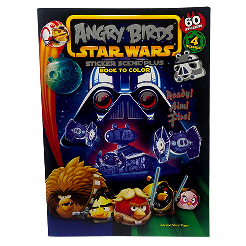 SP STICKER BOOK TO COLOR-ANGRY BIRDS