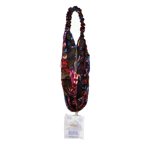 SCUNCI HEADWRAP 1CT-FLORAL/NI