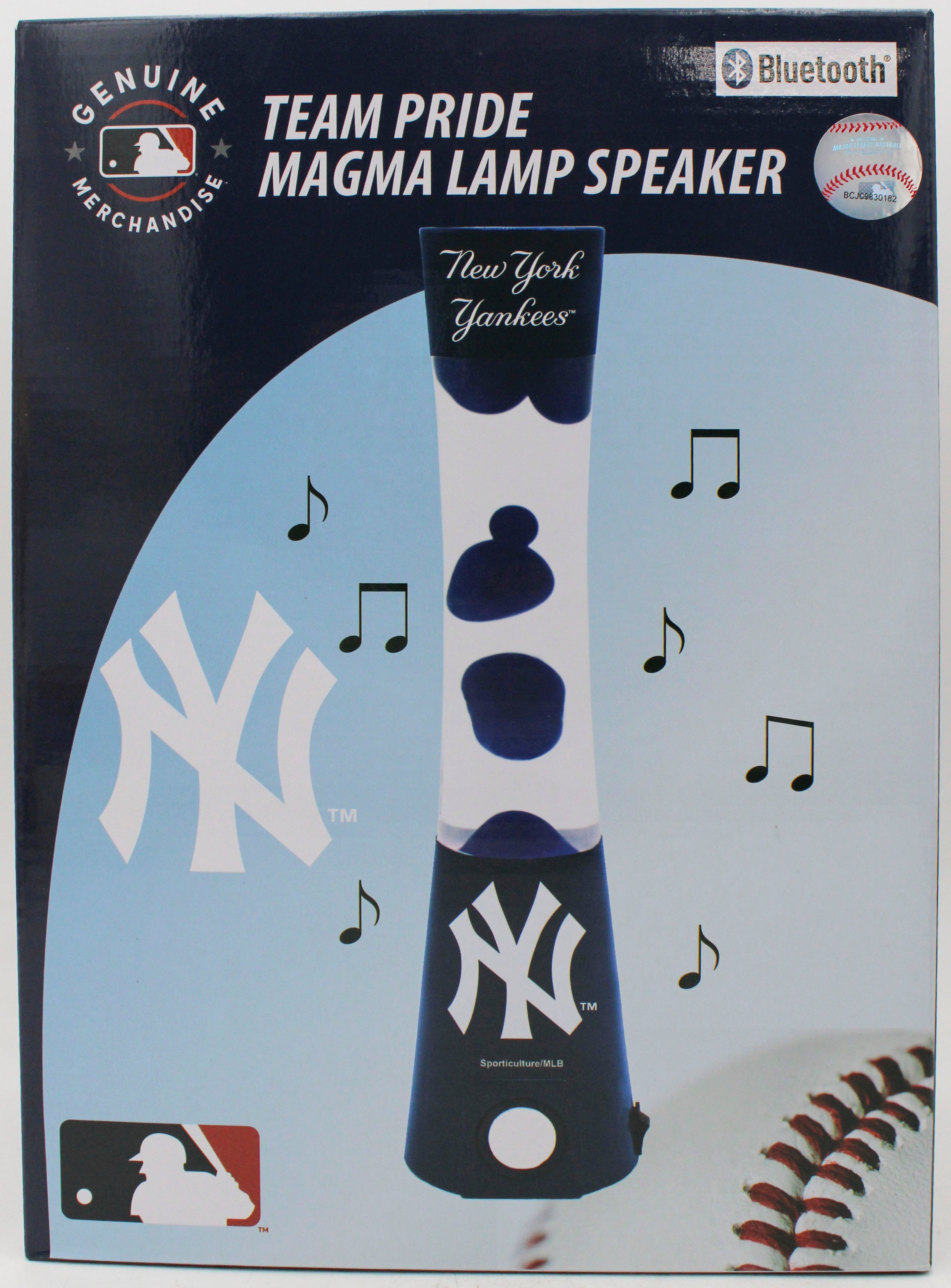 MLB NEW YORK YANKEES LAVA LAMP SPEAKER 16.5"