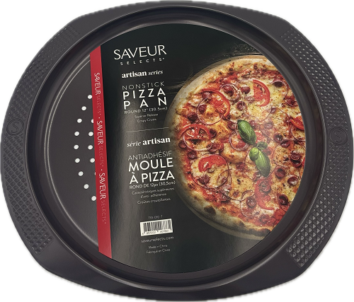 SAVEUR ARTISAN NONSTICK PIZZA PAN ROUND 12" NI