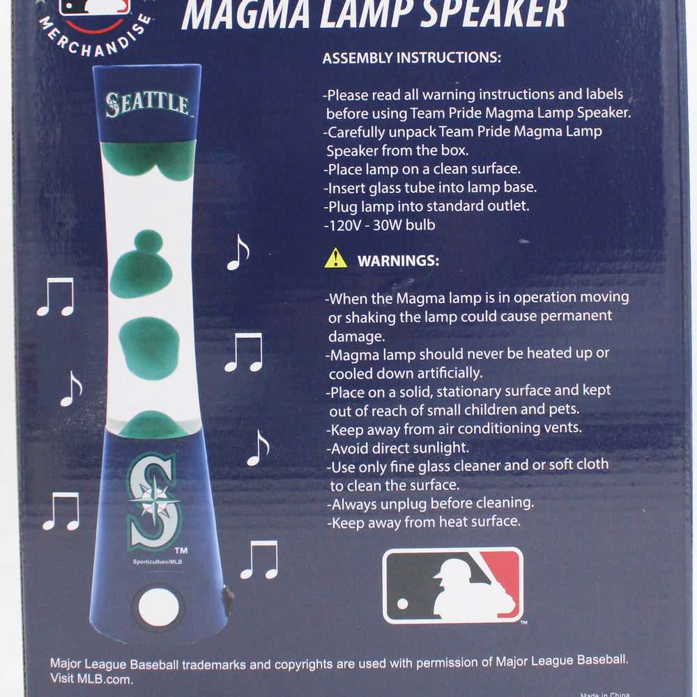 MLB SEATTLE MARINERS LAVA LAMP SPEAKER 16.5"