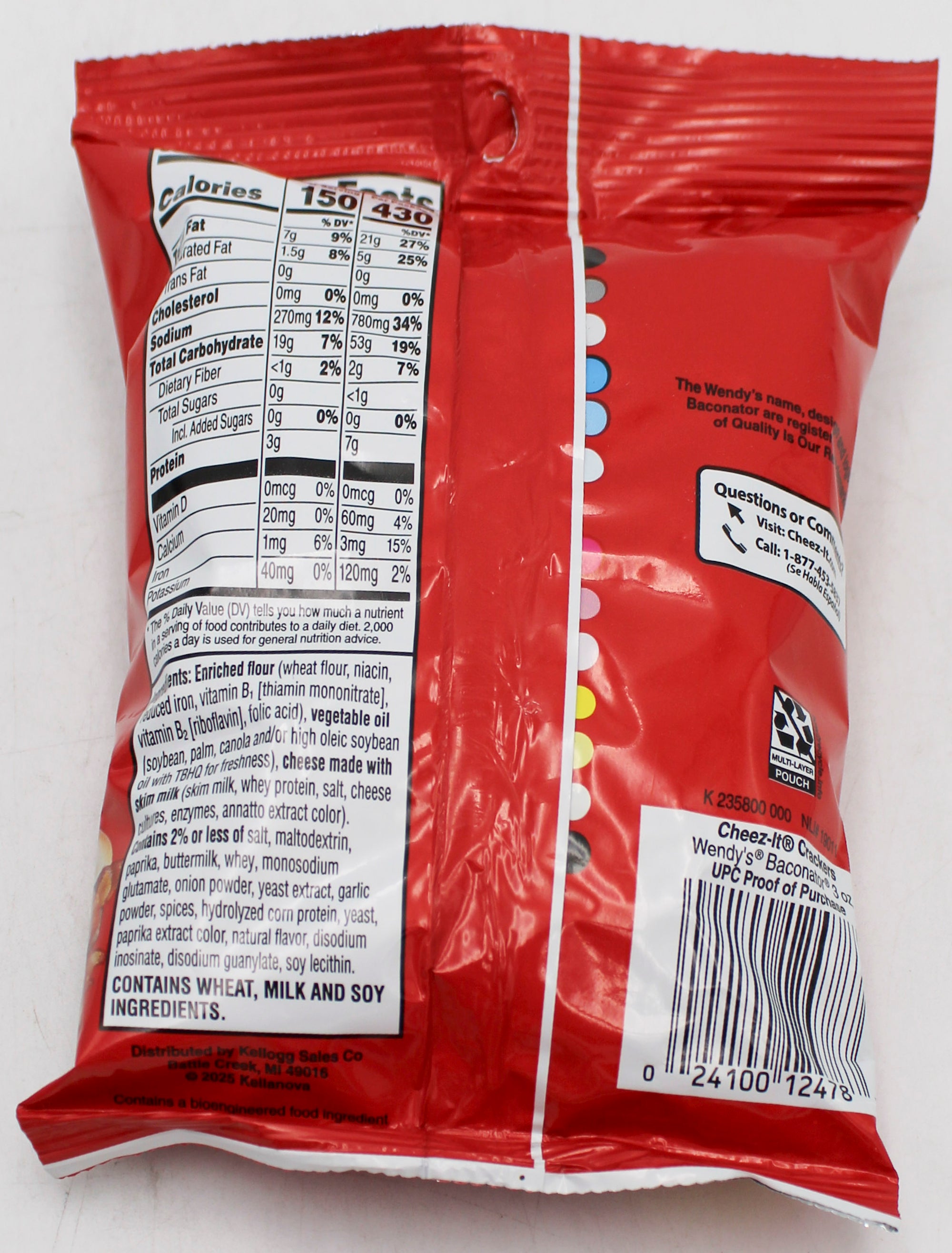 CHEEZ-IT BACONATOR  3 Oz BB 4/12/26