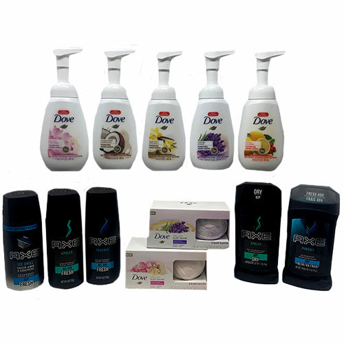 DOVE & AXE PRODUCTS-ASST DISPLAY