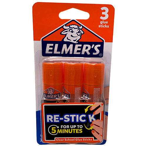 ELMER GLUE STICK .28oz/3CT-WASHABLE