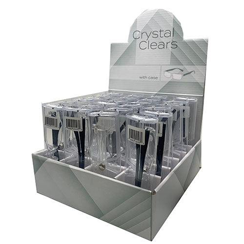 CRYSTQL CLEAR READNG GLASSES-ASST.