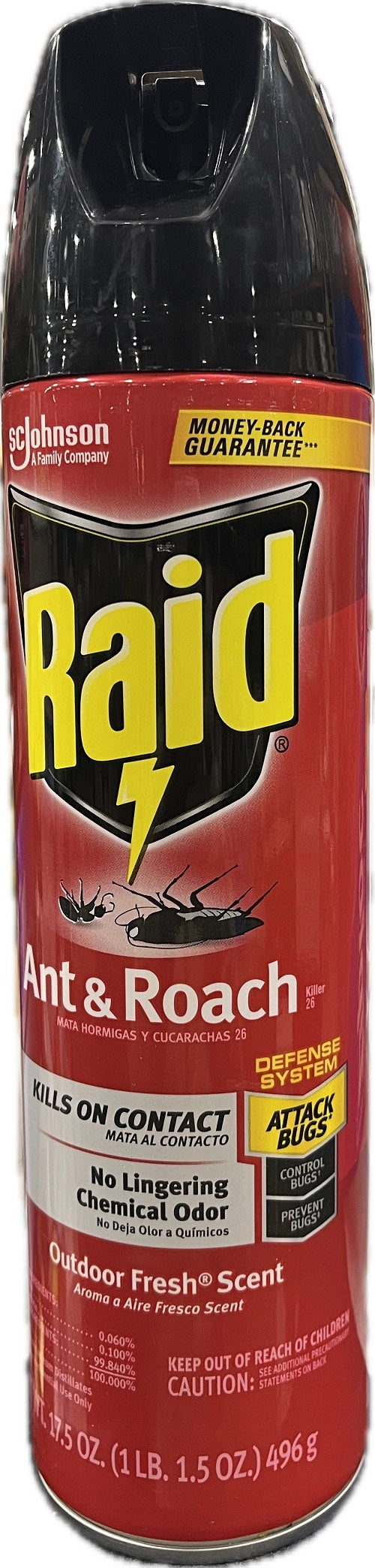 SP RAID ANT & ROACH 17.5oz-OUTDOOR FRESH SCENT