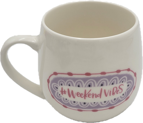 PFALTZGRAFF Round Mug Weekend Vibes 18oz (New)