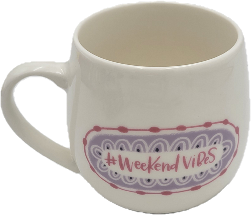 PFALTZGRAFF MUG ROUND WEEKEND VIBES 18oz NI