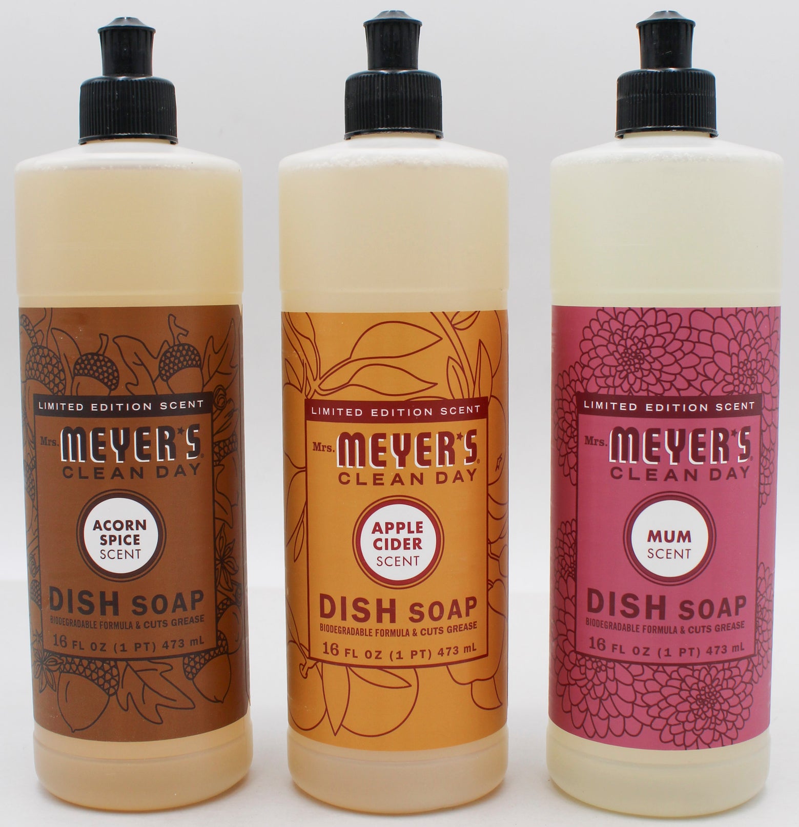 SP MRS MEYER'S DISH SOAP 16oz ASSORTED DISPLAY