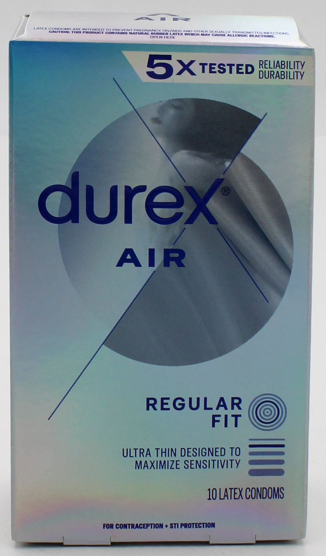 DUREX 10 PACK CONDOMS AIR REGULAR FIT EXP 1/19/2027