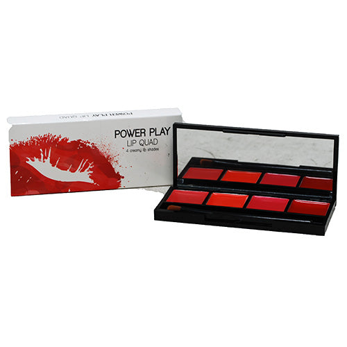 COASTAL SCENTS CREAMY LIP PALETTE 4 SHADES-POWER PLAY