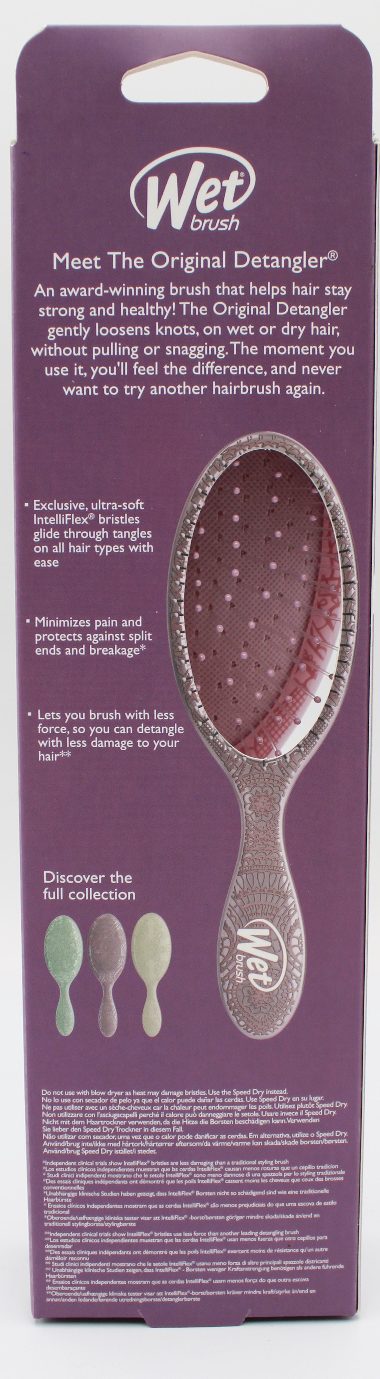 WET BRUSH OGL DETANGLER RECLAIMED ROMANCE PURPLE NI