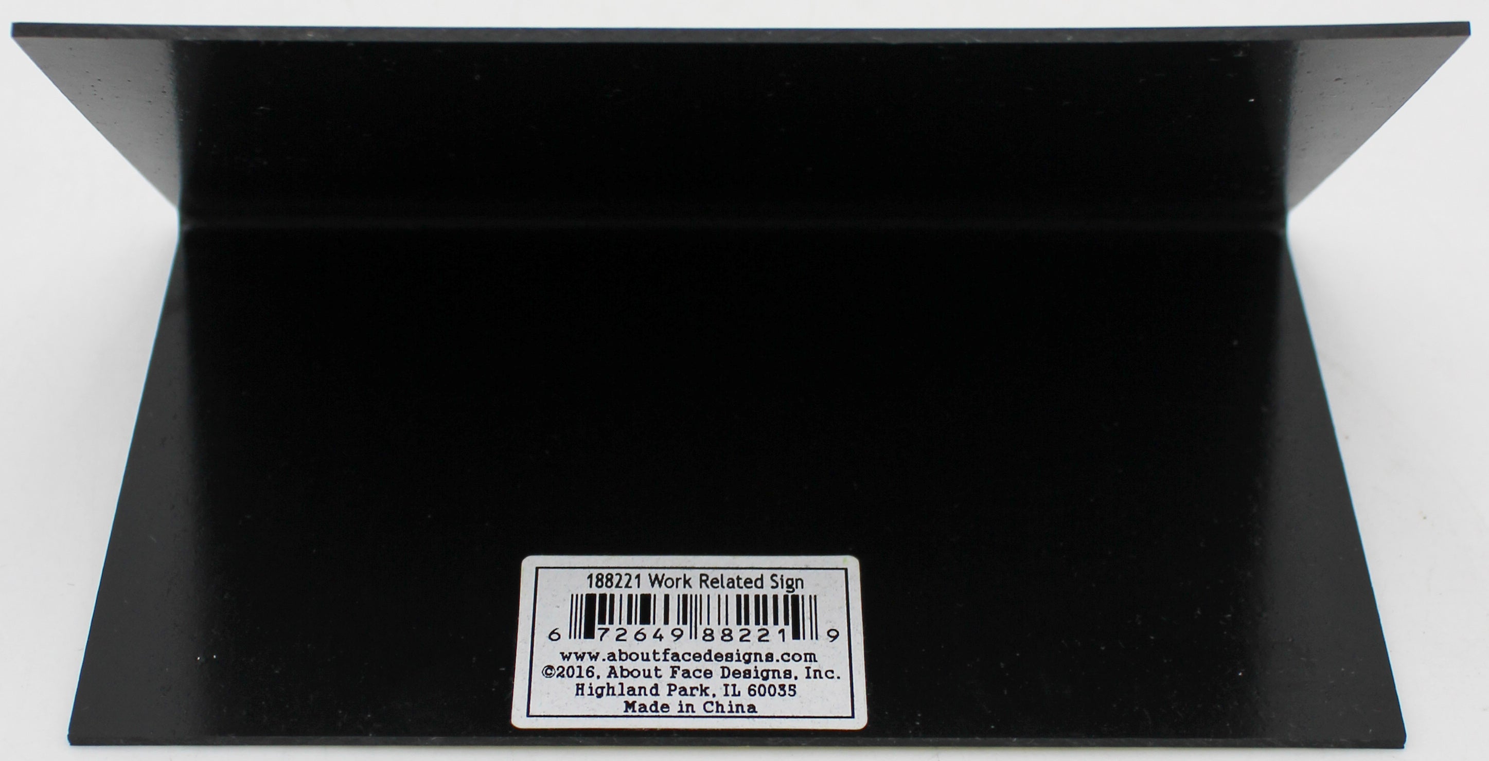 WORK RELATED DESK SIGN